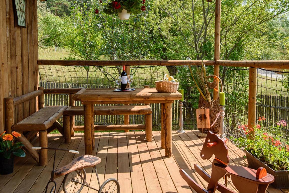 Lodges Du Camping Les 4 Saisons Grane Exteriör bild