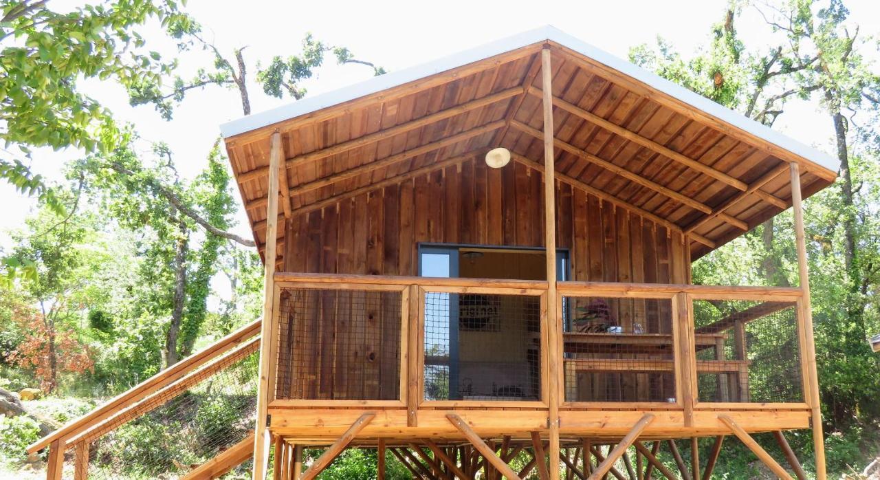 Lodges Du Camping Les 4 Saisons Grane Exteriör bild